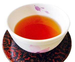 Instructions for making 4 cups of Panax ginseng leaf tea.