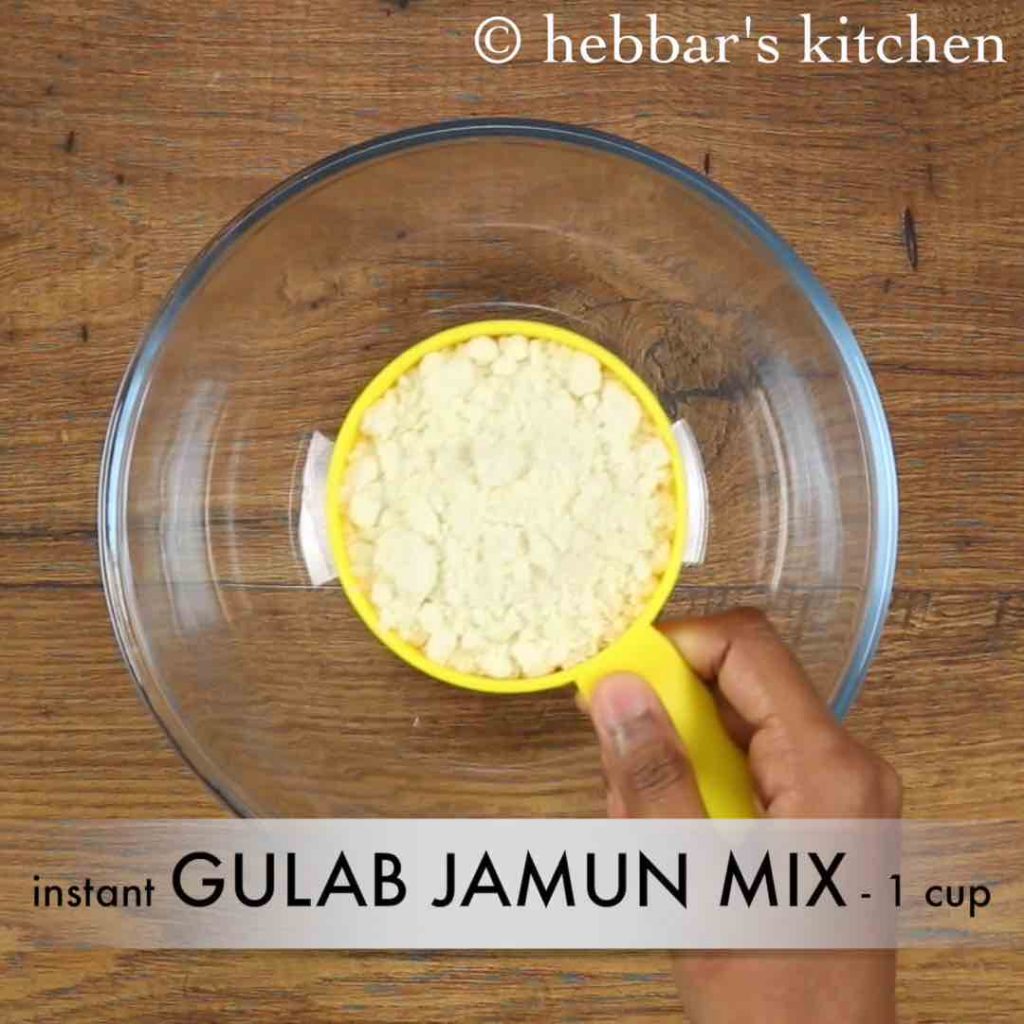 instant jamun gulab with pre-mixed recipe