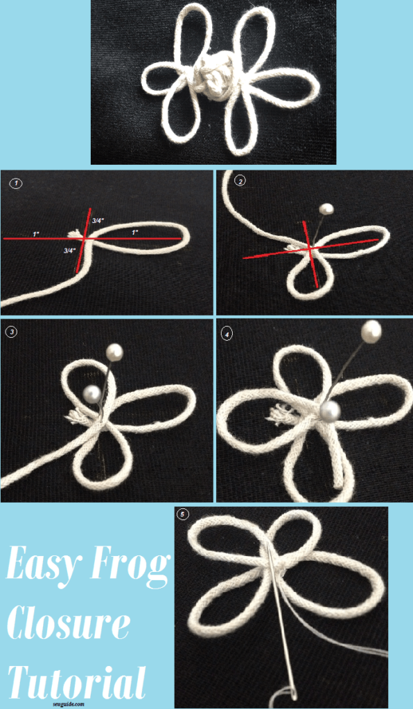 Chinese frog latch: 5 easy styles {Tutorial}