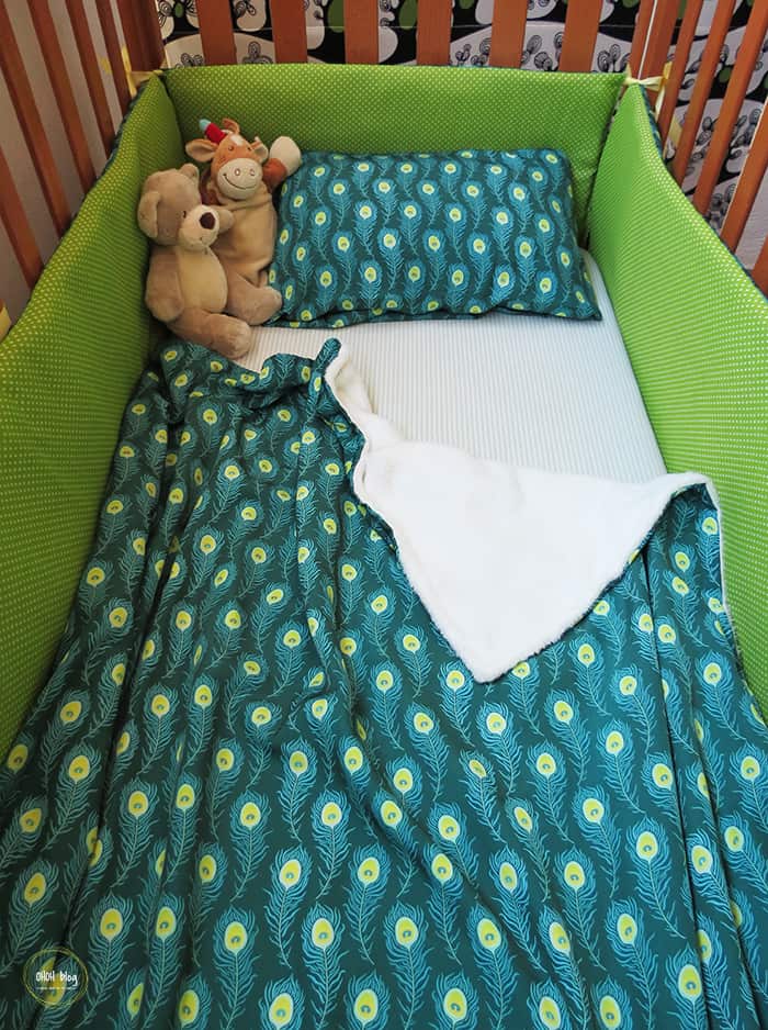 How to sew baby crib bumpers and blankets