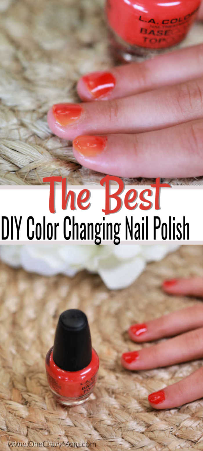 DIY color changing nail polish is simple and easy to use. Learn how to make cool color changing nail polish!