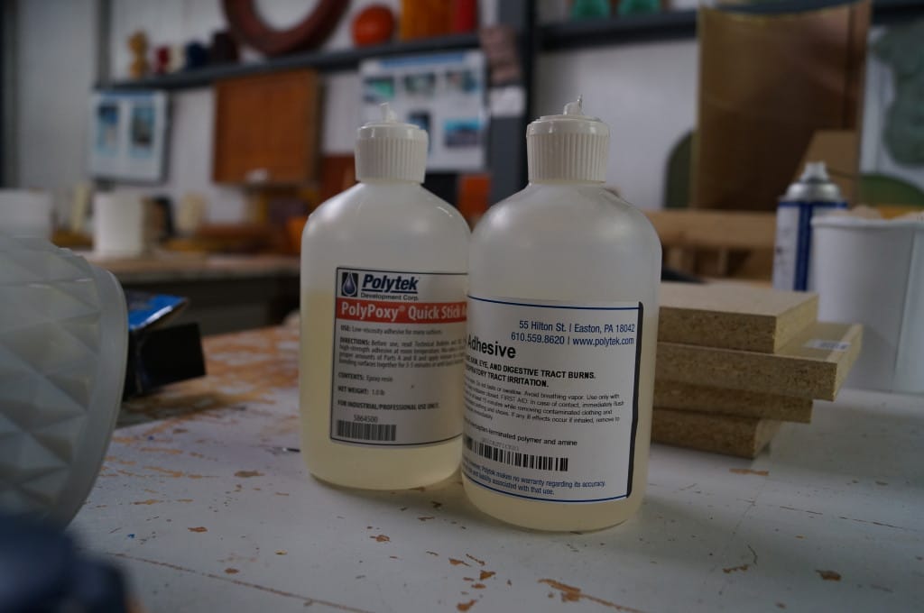Epoxy glue for mold making