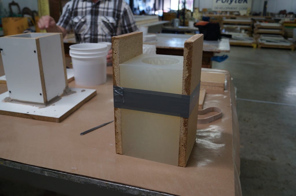 Preparing molds for plastic molding