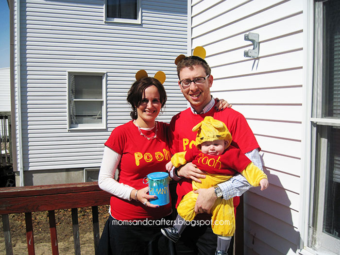 Make this sewing-free Winnie the Pooh costume for babies, toddlers, kids or adults! It