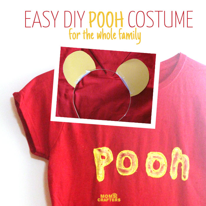Make this sewing-free Winnie the Pooh costume for babies, toddlers, kids or adults! It