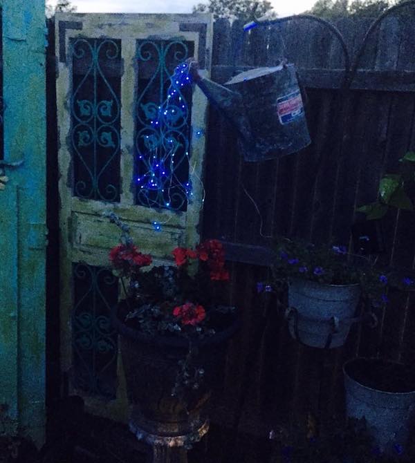 Glow watering can with Fairy Lights seen on Smart School House