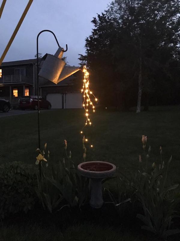 Glow watering can with Fairy Lights seen on Smart School House