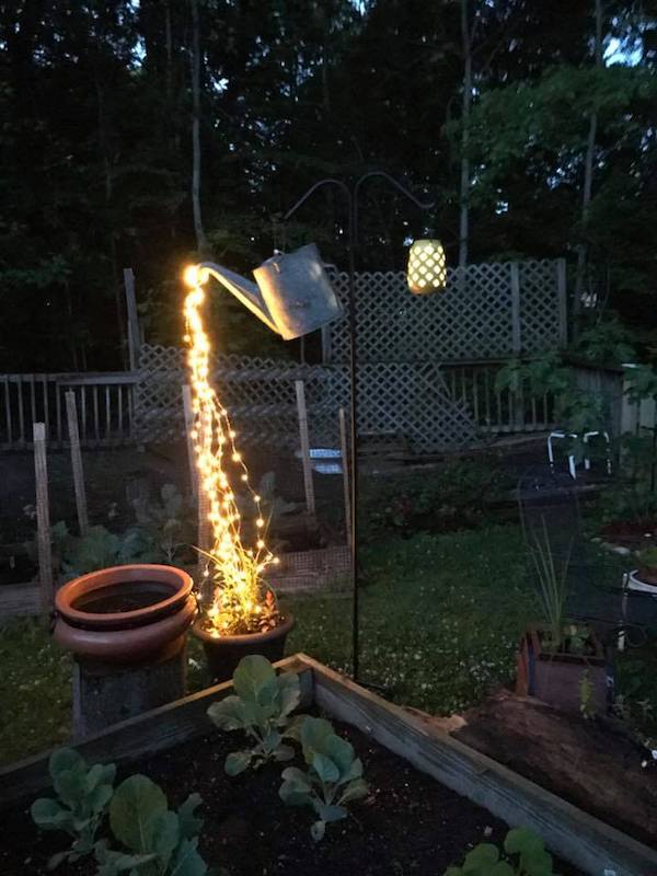 Glow watering can with Fairy Lights seen on Smart School House