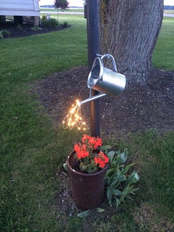 Glow watering can with Fairy Lights seen on Smart School House