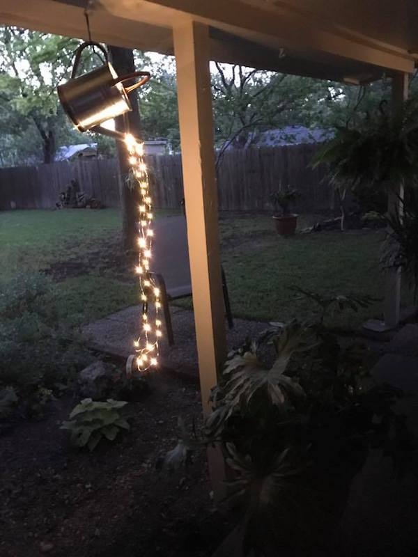 Glow watering can with Fairy Lights seen on Smart School House