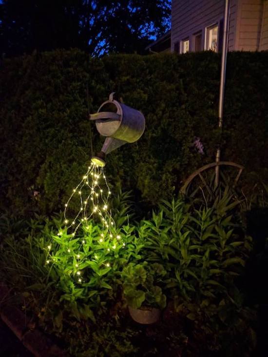 Glow watering can with Fairy Lights seen on Smart School House