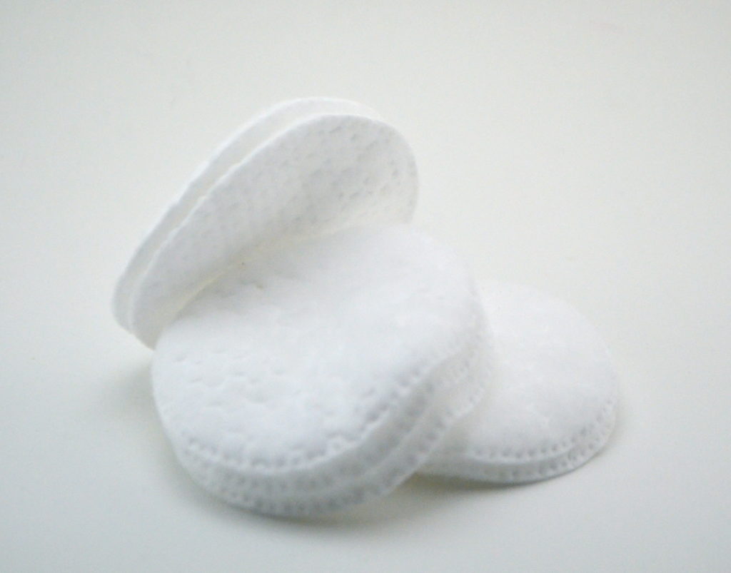 Makeup remover pads for stick and poke tattoos