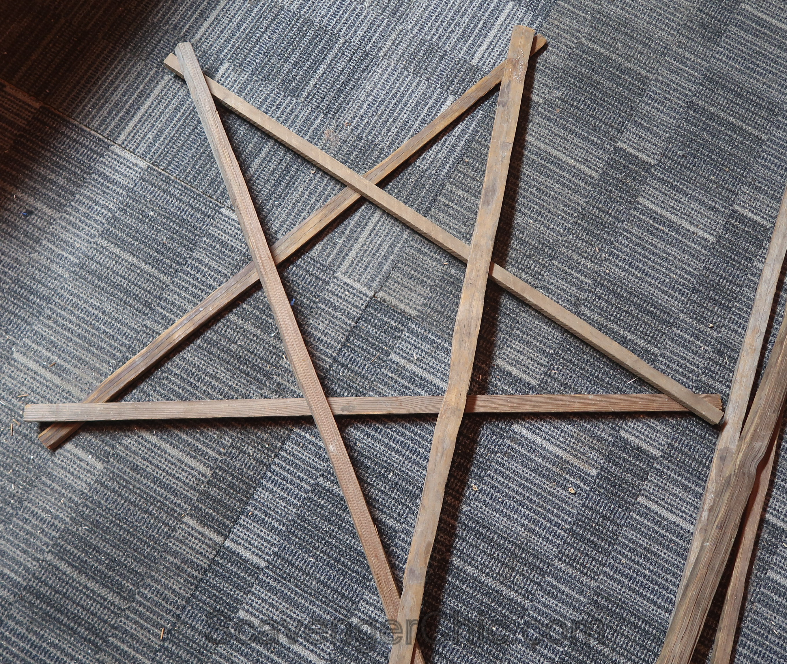 Homemade Upcycled Tobacco Stick Stars