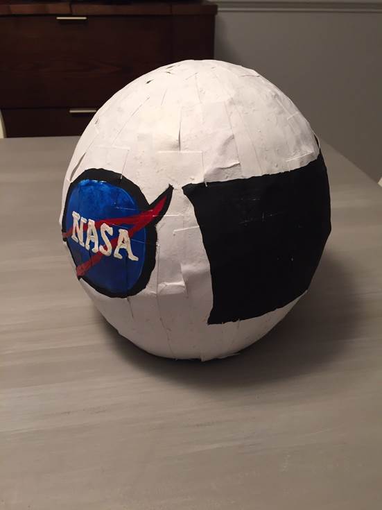 9. DIY Mache Paper Astronaut Helmet
