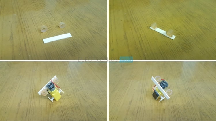 Simple DIY robot motor rubber sleeve