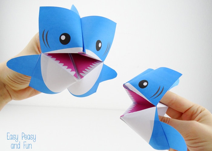 Origami for Kids Shark Cootie Catchers