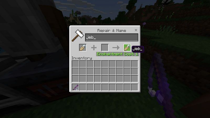 To make rainbow slime you need to name it “jeb_”, it is case sensitive so make sure you do not capitalize “j”. 