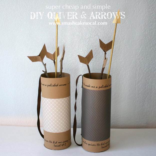4. DIY Quiver And Arrows