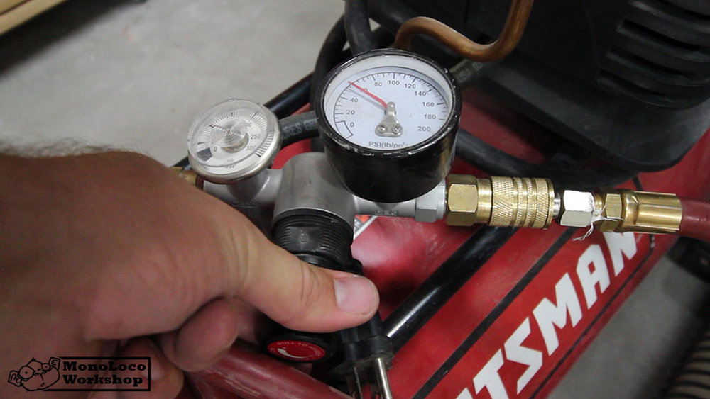 Compressor pressure regulator