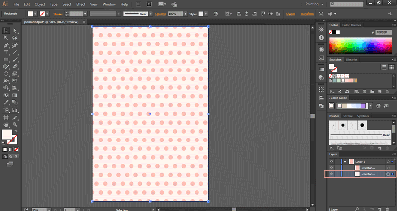 How to create a polka dot texture in Illustrator