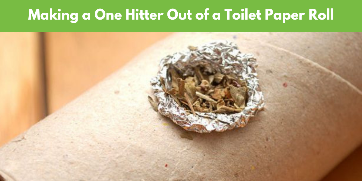 How to make a one-hitter pipe out of household items