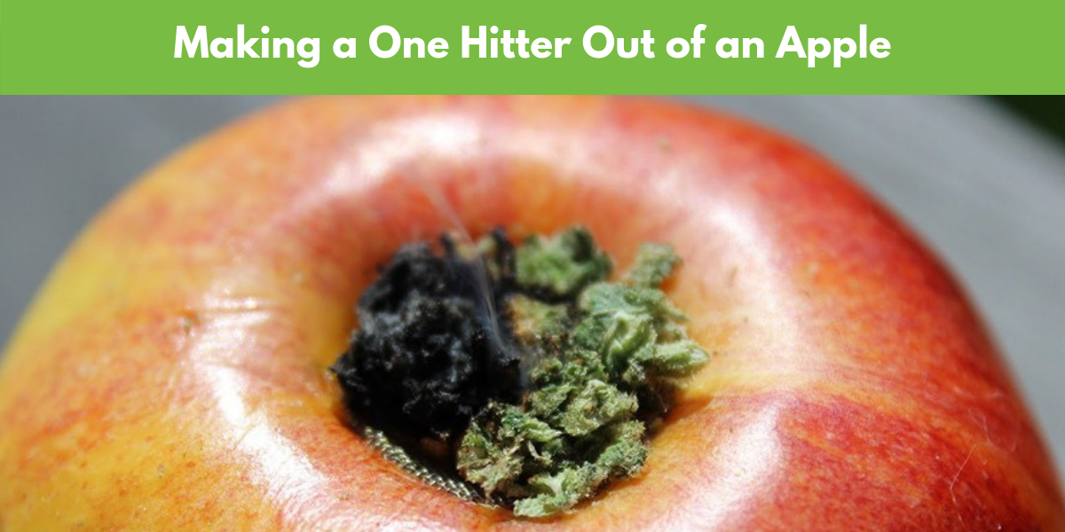How to Make a Home Made One Hitter Pipe out of an Apple