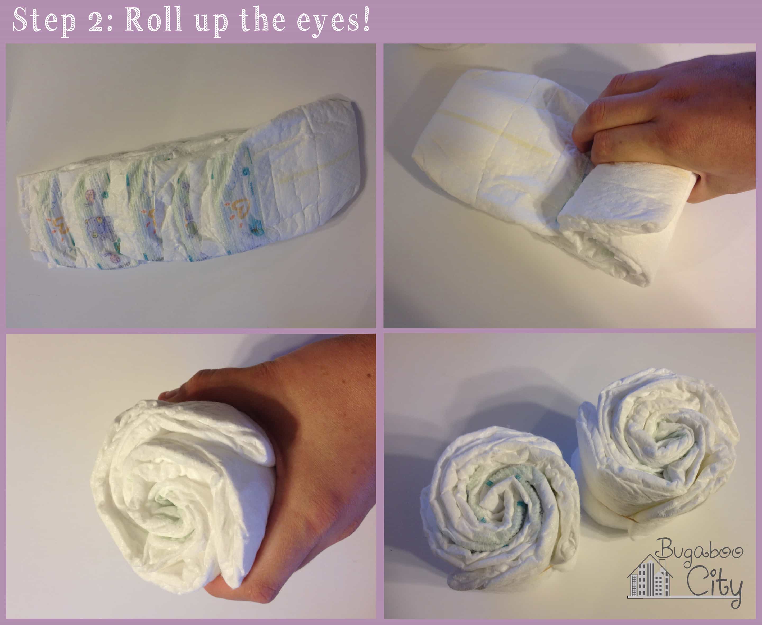 Step 3. DIY Diaper Cake Tutorial