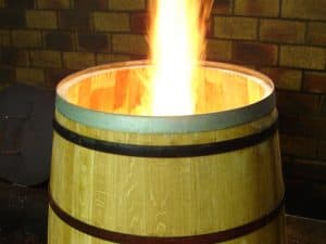 Bake an oak barrel