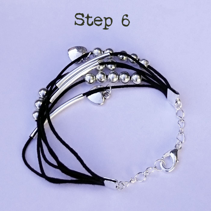 6 . step tube bracelet