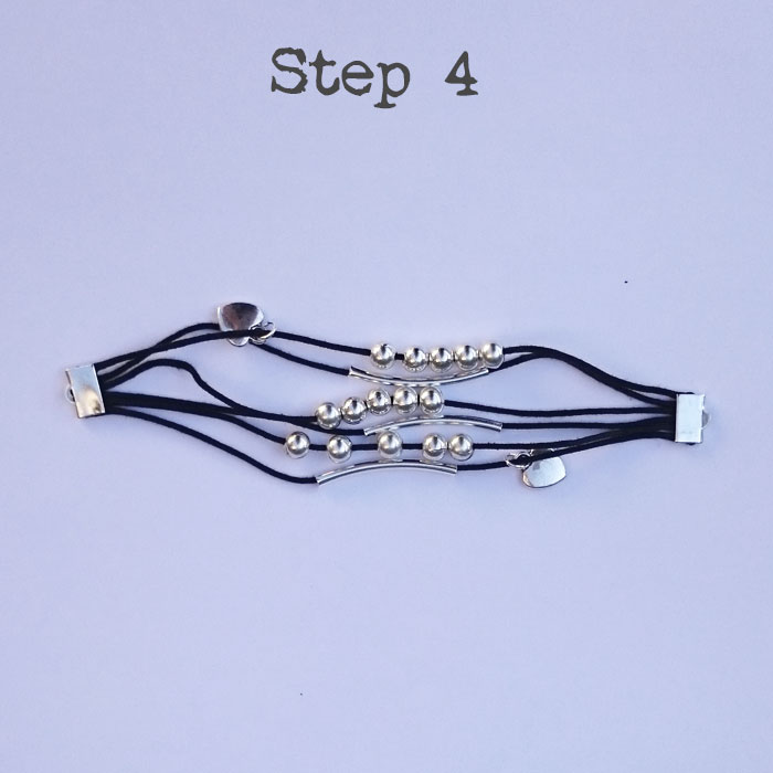 4 . step tube bracelet