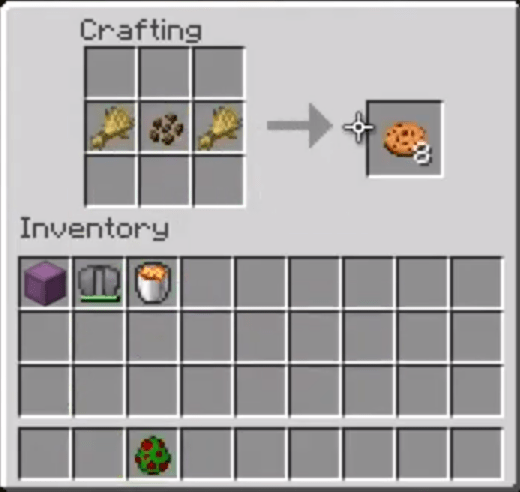 How to create cookies in Minecraft