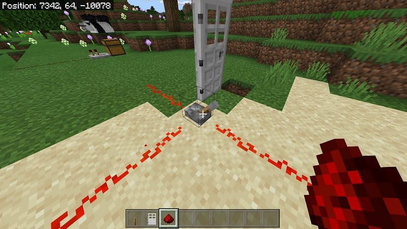 You can use these levers in conjunction with the iron gate to protect yourself or the villagers from zombies