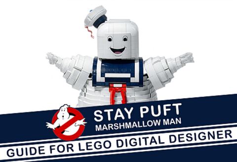LEGO Ghostbusters Stay Puft Marshmallow Man by Brent Waller