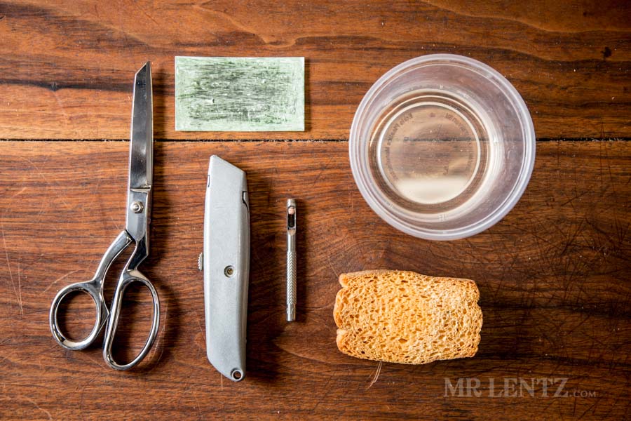 cutting tools used in making and axe sheath