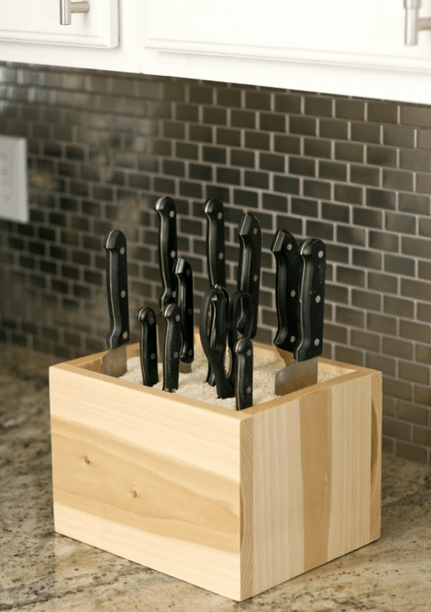 How to make a rice knife block - Build a plan