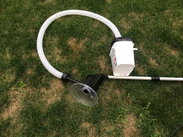 7. Do-it-yourself pool pump from a water pump