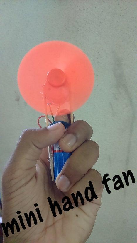 14. DIY Mini Electric Handheld Fan