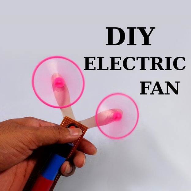 10. DIY portable electric fan