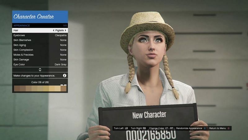 Creating a handsome female character in GTA Online is almost impossible (Image Credits: 1 More Match, YouTube)