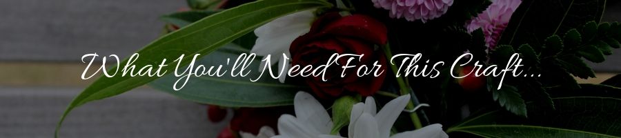 How to Make Funeral Wreaths with Ribbons: Supply List