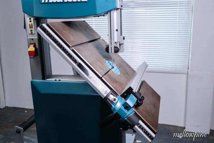 setting the band saw fence
