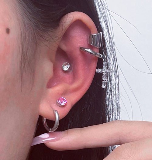 How to make fake earrings look real