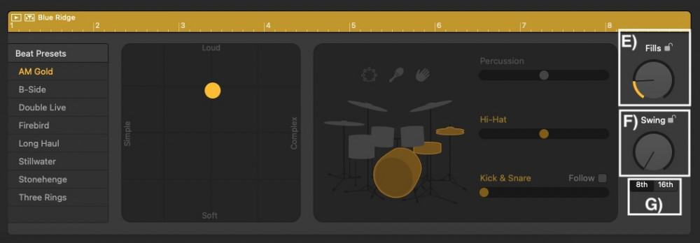Fills - How to Create Drums in Garageband