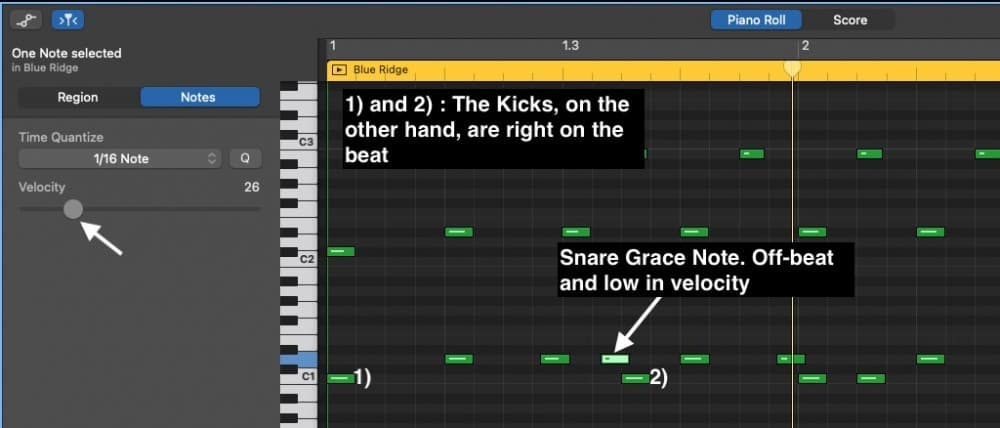 Grace Notes - How to Create Drums in Garageband