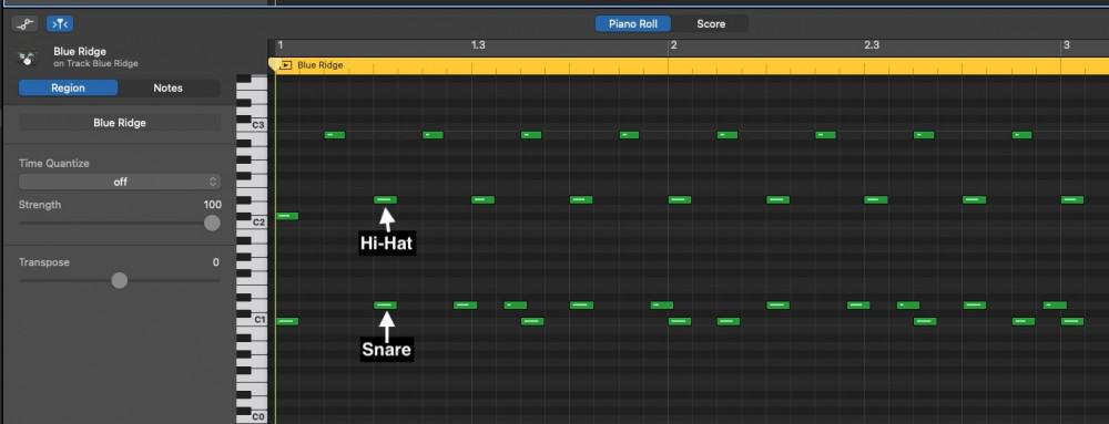 Hi-Hats and Snares