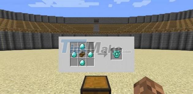 Figure 5 of How to create a diamond shield in Minecraft