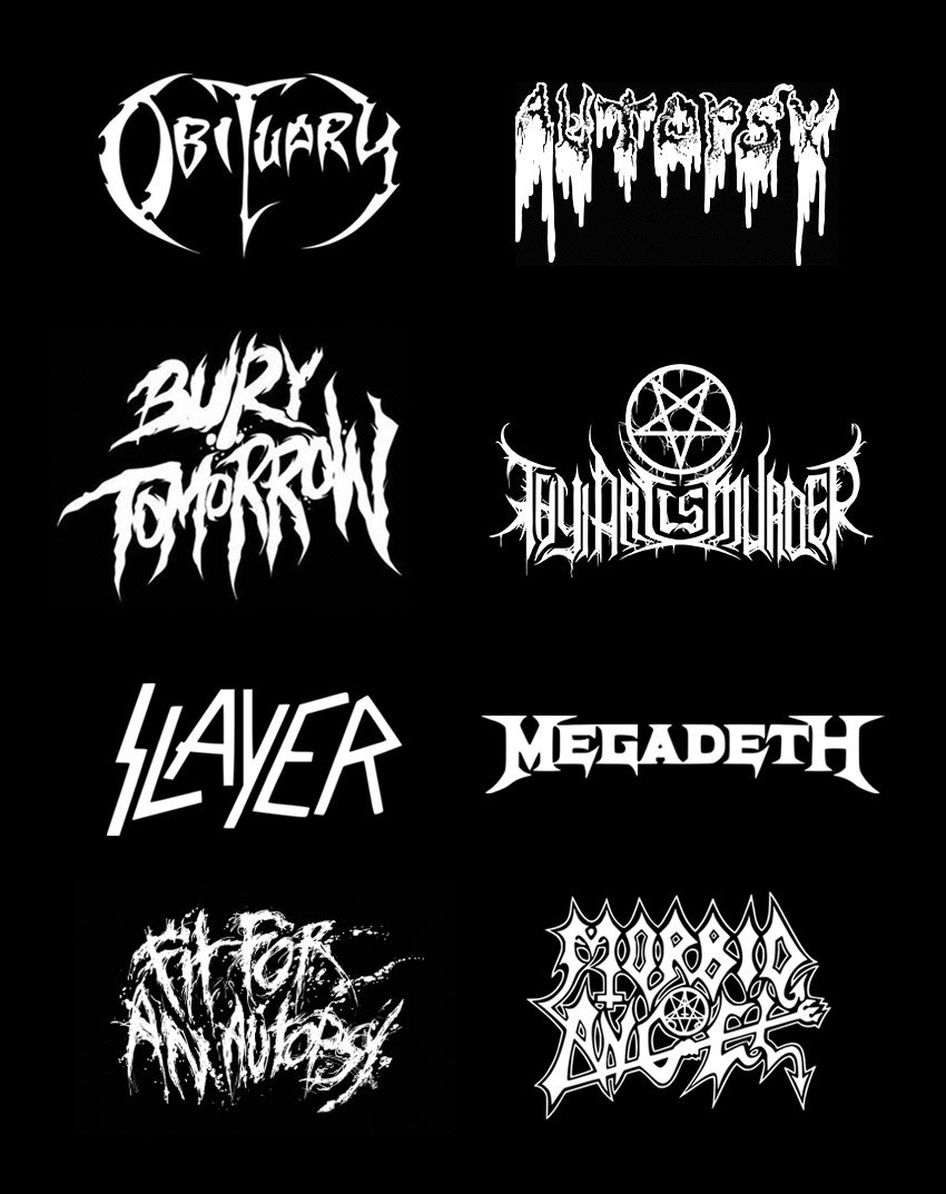 Start refining the metal band logo