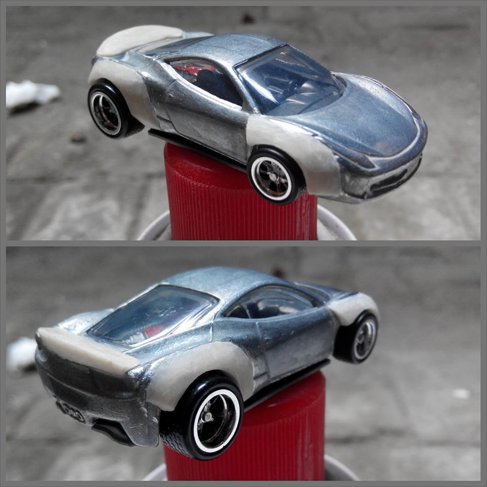 how to make a rocket bunny widebody kit for hot wheels