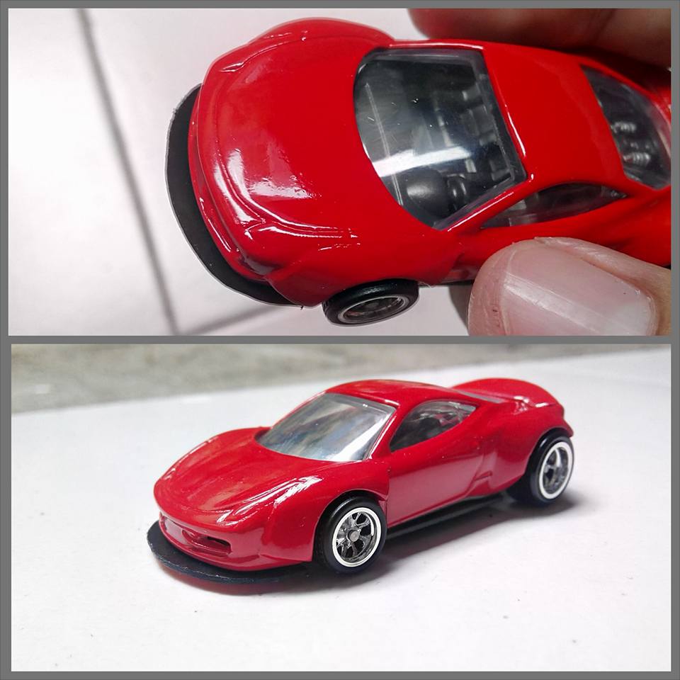 how to make a rocket bunny widebody kit for hot wheels