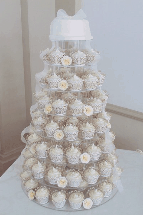 How to create a wedding cake tower